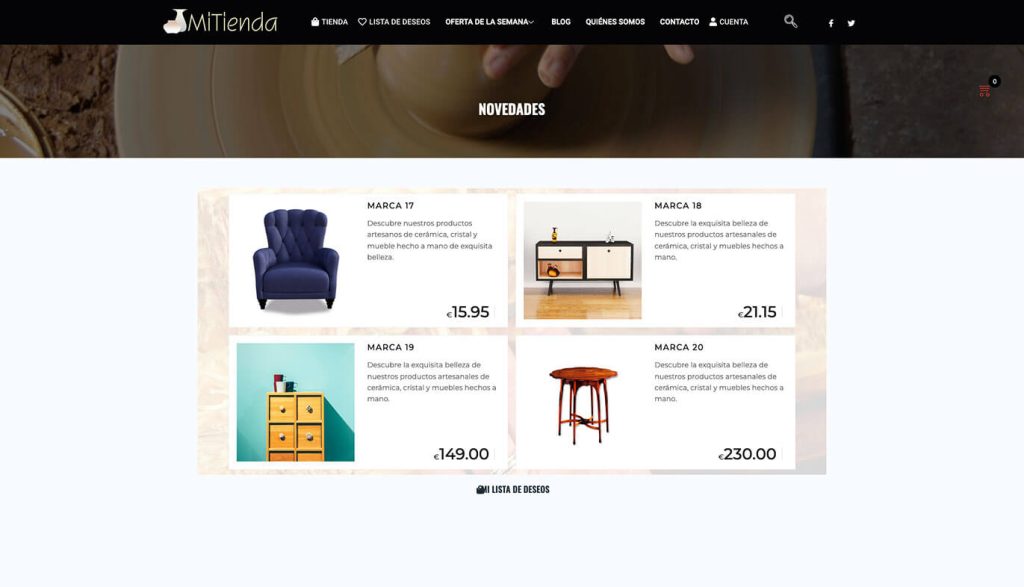 Tienda en linea Woocommerce